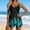 Black, variant on HBYJLZYG Tie Front Tankini Swimsuit with Boy Shorts, Floral Print Asymmetric Hem, Soft Stretch Wireless Removable Pads, Two Piece Modest Swimwear Top and Bottom