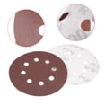 thumbnail image 3 of Unique Bargains 50Pcs 5 Inch 8 Hole Hook and Loop Sanding Disc 180 Grit Flocking Sandpaper, 3 of 5