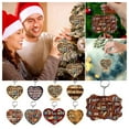 thumbnail image 2 of CNKOO Acrylic Love Heart Bookshelf Keychain Double-sided Printed Christmas Tree Hanging Decoration Key Ring Pendant Ornament Book Lovers Gift, 2 of 10