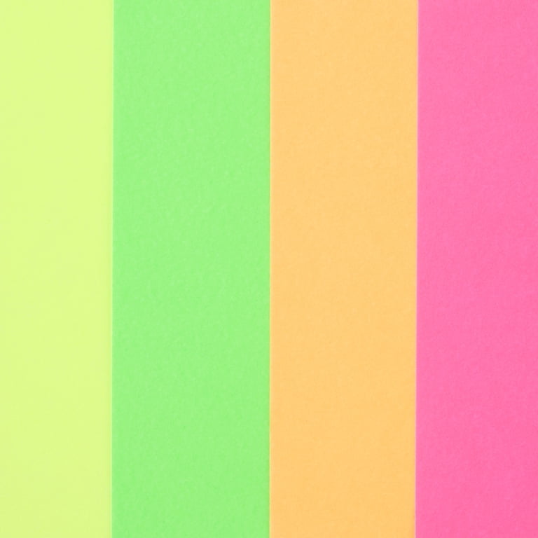 Blank Index Cards, Neon Colors, 4" x 6", 400 Count photo 5