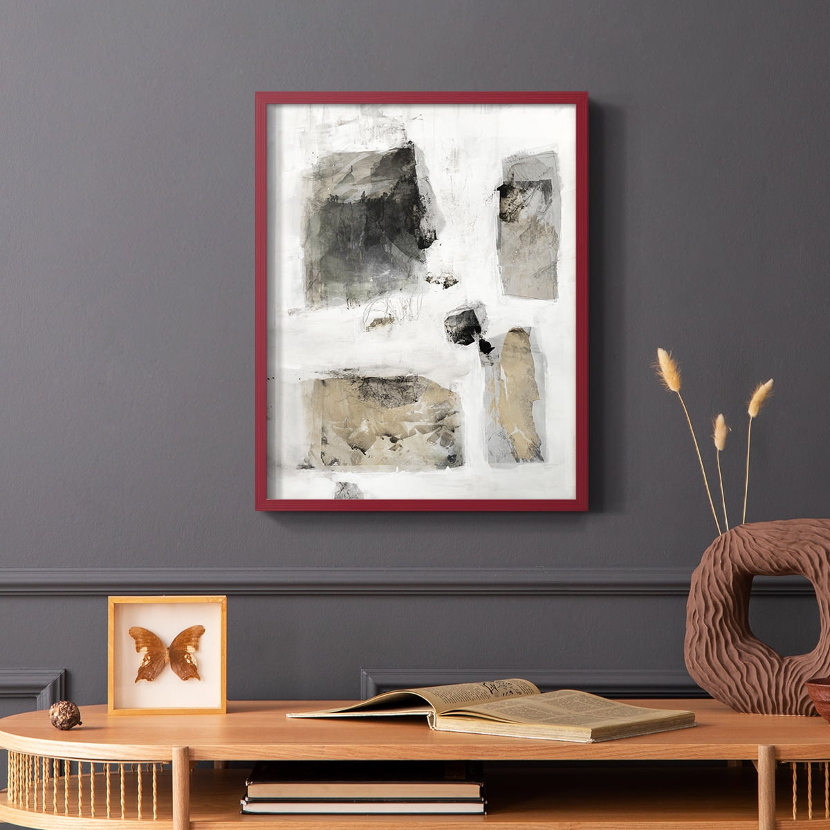 A Simple Love I V30 in Paper Solid Wood 11 x 14 Framed Print