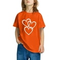thumbnail image 4 of Zpanxa Chemises Filles T-Shirt à Imprimé d'Halloween Col Rond Manches Courtes Haut Mode en Coton 7 Ans, 4 of 4
