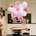 thumbnail image 4 of ICQOVD Hanging Paper Lanterns Rustic Wedding Birthday Party Decorative Supplies, 4 of 6