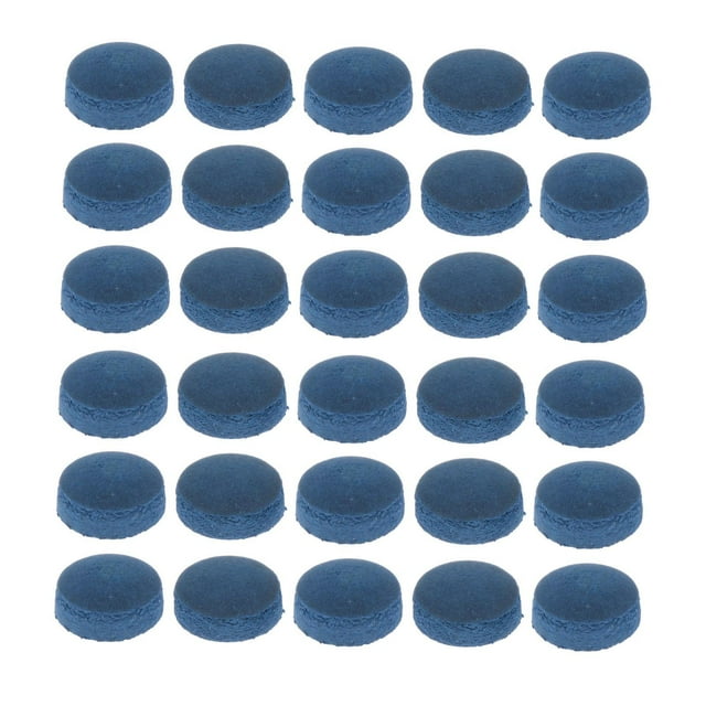 Langgg 30 Pcs Embouts de Queue de Piscine Accessoires de Billard Hauts Dureté Réparation Jeu Bleu 13mm