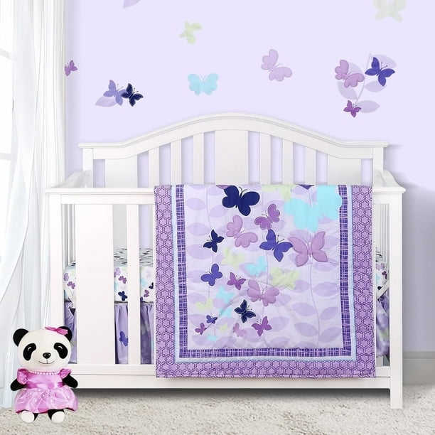 Butterfly crib top bedding walmart