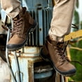 thumbnail image 6 of SKIUHS Men's Safety Steel Toe Work Boots – Lace-Up Ankle, Industrial Construction Boots with Rugged Safety Design, 6 of 8