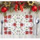 thumbnail image 2 of 6 manteles individuales de Navidad, bordados. Afortunado Sencillez, 2 of 4