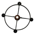 thumbnail image 4 of Meyda Tiffany 112633 25" W Franciscan 4 Arm Chandelier - Wrought Iron, 4 of 6