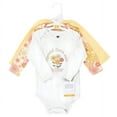 thumbnail image 2 of Hudson Baby Cotton Long-Sleeve Bodysuits, 3-Pack, Newborn- 24 Months, 2 of 5