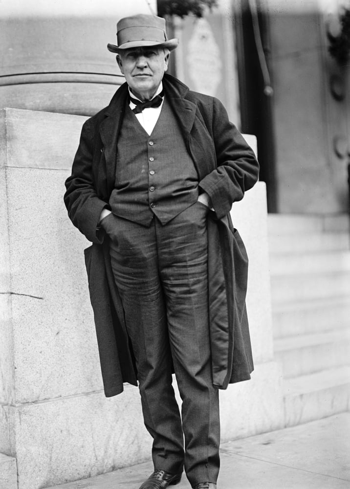 Thomas Edison (18471931). /Namerican Inventor. Photographed In Washington, D.C., 1911. Poster