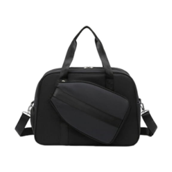 TTETTZ Pickleball Bag Tote Gym Bag Stylish for Badminton Racquet Pickleball Black