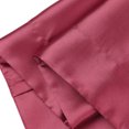 thumbnail image 5 of Unique Bargains Envelope Closure Soft and Smooth Satin Pillowcase (2 Count) Wine Red Queen, 5 of 6