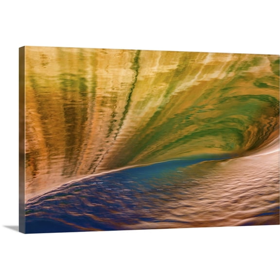 Great BIG Canvas | "Wake Patterns I" Canvas Wall Art - 48x32