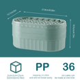 thumbnail image 1 of Ice Cube Trays，Ice cube plastic mould with lid，With ice shovel for easy demoulding, 1 of 9