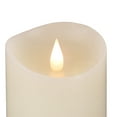 thumbnail image 4 of HGTV Home Collection Heritage Real Motion Real Motion Flameless Candle With Remote, Ivory with Warm White LED Lights, Battery Powered, 9 in, 4 of 5