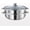5-Quart/ 2 Tier Steamer Pot, variant on Steamer Pot for Cooking 5.0-Quart Steam Pot with Lid 2-tier Multipurpose Stainless Steel Steaming Cookware with Handle for Vegetable, Soups, Stews and Pasta