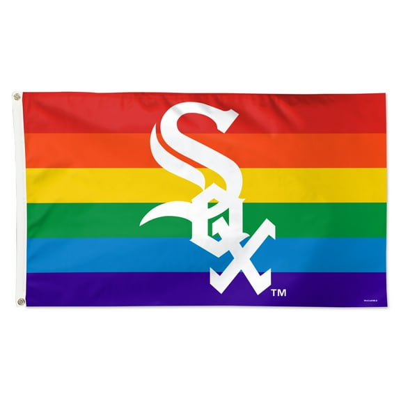 WinCraft Chicago White Sox 3' x 5' Single-Sided Deluxe Team Pride Flag