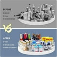 thumbnail image 4 of Organizer for 28" Diameter Corner  , Plastic Kitchen Cabinet Storage Bins with Handle, 6 Packs, 4 of 6