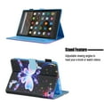 thumbnail image 5 of Fire HD 8 Case 10th Generation, Fire HD 8 Plus Case 2020, Allytech Slim Shell PU Leather Folio Flip Magnetic Auto Sleep Wake Shockproof Kickstand Case for Amazon Fire HD 8 2020, Butterfly, 5 of 6