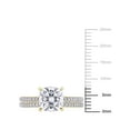 thumbnail image 4 of Everly Women's Moissanite Created Diamond 14k Yellow Gold Bridal Set, 4 of 7