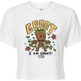 thumbnail image 3 of Marvel Guardians of the Galaxy - Scribble Groot - Juniors Cropped Graphic T-Shirt, 3 of 5