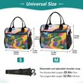 thumbnail image 4 of FORMRS Insulated Lunch Bag for Work School Unisex Large Capacity Cooler with Shoulder Strap, Art Path, 4 of 6