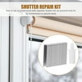 Gong 40pcs Shutter Repair Kit Plantation Shutter Staples Shutter Pins