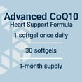 thumbnail image 6 of Life Extension Super Ubiquinol CoQ10 with PQQ, coenzyme Q10, pyrroloquinoline quinone, heart health supplement, maximum absorption, 100 mg, non-GMO, gluten-free, 30 softgels, 6 of 11
