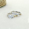 thumbnail image 3 of Men Women Sterling Silver 1.5ct CZ 14K Yellow Gold Plated Two Tone Engagement Ring Bridal Set ( Size 5 to 9 ), 3 of 3