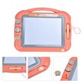 thumbnail image 4 of Pizarra De Dibujo Magnética, Tablero De Dibujo Magnético Para Niños Apariencia Linda De Moda Superficies Más Suaves Borrables Con Sellos Para El Hogar Para Niños Para ANGGREK 8989 rojo cálido, 4 of 8