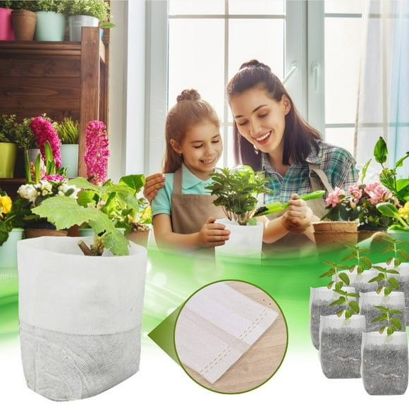 Non-woven Seedling Bag Bag Nutrition Bag Gardening Supplies 8x10cm Seedling Food for outside Lettuce Starting Trays Self Watering Growing Trays with Dome for Shady Areas