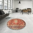 thumbnail image 4 of Ahgly Company Machine Washable Indoor Rectangle Traditional Sand Brown Area Rugs, 4' x 6', 4 of 7