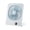 Blue, variant on Protable Desk Fan 6 Inch Small Personal Fan 3-Speed Quiet for Office Travel Home Sleeping, Led Display