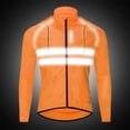 thumbnail image 1 of Hombre Mujer a prueba de viento Protección Chaqueta de ciclismo Manga larga de viento Camisa de ciclismo con cremallera frontal y bolsillos SG Macarena Chaqueta de ciclismo de manga larga, 1 of 8