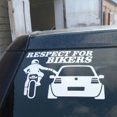 thumbnail image 3 of 13x20cm 3d Respect For Cyclists Waterproof Reflective Biker Motorcycle Car Auto Accessoires Sticker Decal Funny Vinyl On Car Styling,,Colorful Style1, 3 of 5