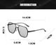 thumbnail image 2 of Gafas de sol casuales de alta gama con montura grande que cambian de color, fabricadas en TAC, aluminio y magnesio., 2 of 5