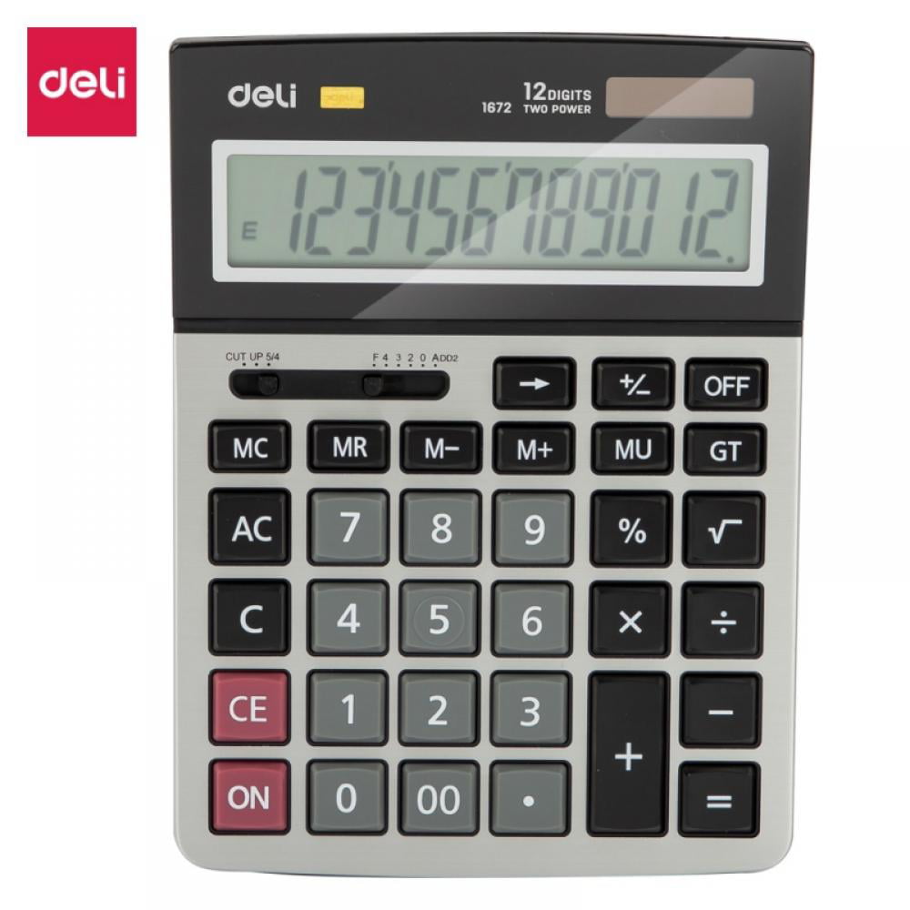2136 Calculator,Standard Function Desktop Electronic Calculators 12 Digit Large LCD Display and Big Button for Daily Basic Office 