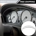 thumbnail image 1 of Real Bright Soft Car Interior Carbon Fiber Sticker Decoration2Pcs For Chrysler 300 300C 2005-07 Carbon Fiber Interior Speedometer CoverAuto Car Protection Interior Accessories, 1 of 8