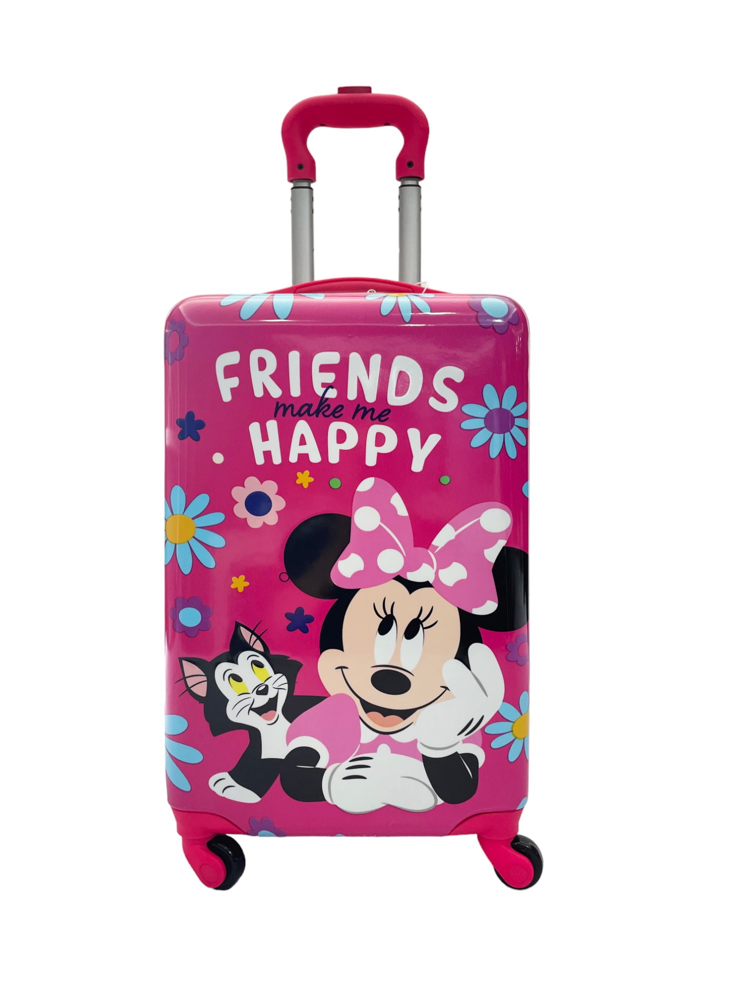 Disney Minnie Mouse Kid's 18" ABS Hard-Side Spinner Luggage with Duffel Set