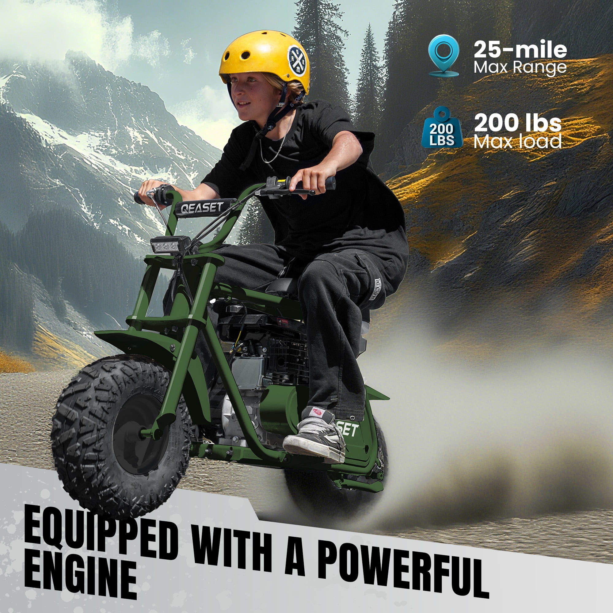 Arshin 99cc Gas Powered Mini Dirt Bike,High-Performance Off-Road