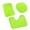 Green, variant on JeashCHAT 3 Piece Bathroom Rug Set - Includes Bathroom Carpet, U-Shaped Contour Toilet Rug, Toilet Lid Cover - Super Soft Anti Slip Solid Color Bath Mat Set (Coffee)