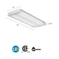thumbnail image 2 of Lithonia Lighting FMLL 9 30840 LED Decorative Indoor Linear Flush Mount 35W 4000 CCT, 2 of 4