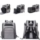 thumbnail image 4 of Mochila Oxford expandible para mascotas, Transportín para cachorros, gatos y perros pequeños, malla transpirable, plegable, bolsa de viaje para mascotas, 4 of 4