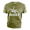 thumbnail image 5 of Men's Funny Fishing T-shirt Cranky fishing reel cranky funny papa dad grandpa Father's day Gift tee (4X-Large Navy Blue), 5 of 7