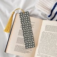 thumbnail image 4 of Kdxio Daisies Flowers Print Metal Tassel Bookmarks,Perfect Gift for Art Lovers and Bookworms Metal Bookmarks for Women, 4 of 8