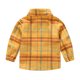 thumbnail image 2 of Gibobby blusas de cuello Camisa de invierno de manga larga para niños pequeños y niñas, abrigo, prendas de vestir para bebés, ropa a cuadros, negro, , rosa(Anaranjado, 3-4 Años), 2 of 4