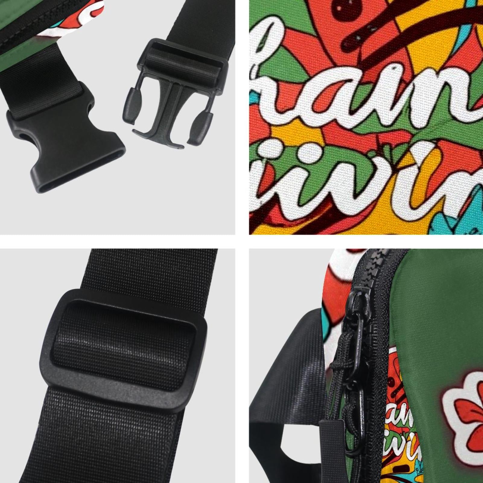 Thanksgiving Lightweight Adjustable Sling Bag Running Belt Waist Pack with Extension Strap Unisex
