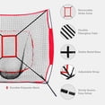 thumbnail image 4 of ZenSports 7'x7' Baseball Softball Net Practice Pitching Batting Hitting Net W/Strike Zone Carry Bag, 4 of 12