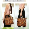 thumbnail image 4 of FORMRS Womens Corduroy Tote Bag Crossbody Shoulder Handbag with Pocket, Fall Pattern, 4 of 7
