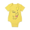thumbnail image 2 of Disney Winnie the Pooh Newborn Baby Boys 3 Pack Cuddly Short Sleeve Bodysuits Newborn, 2 of 5